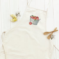 Bucket of Red Apples - Women's Apron