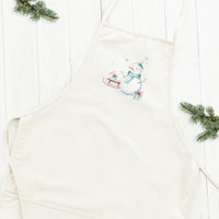 Watercolor Snowman - Women's Apron