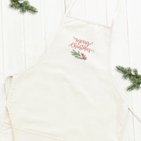 Merry Christmas Sprig - Women's Apron