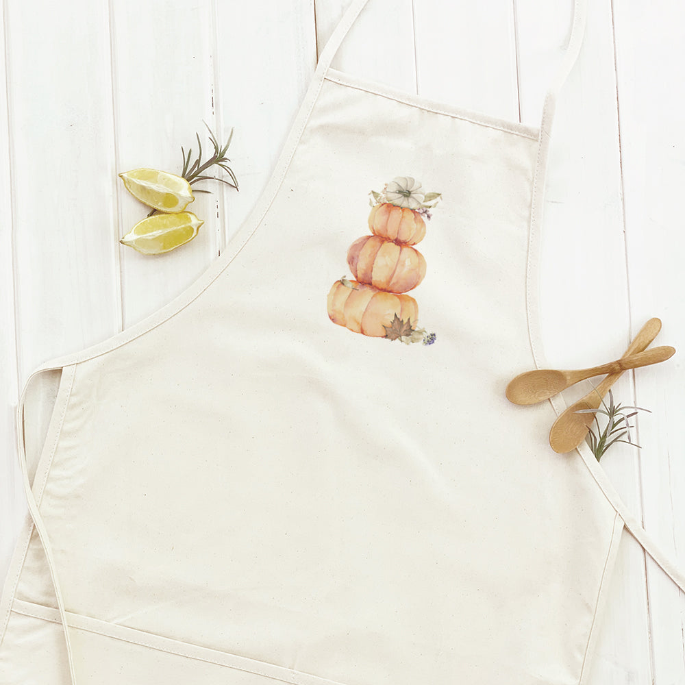 Pumpkin Stack - Customizable Women's Apron