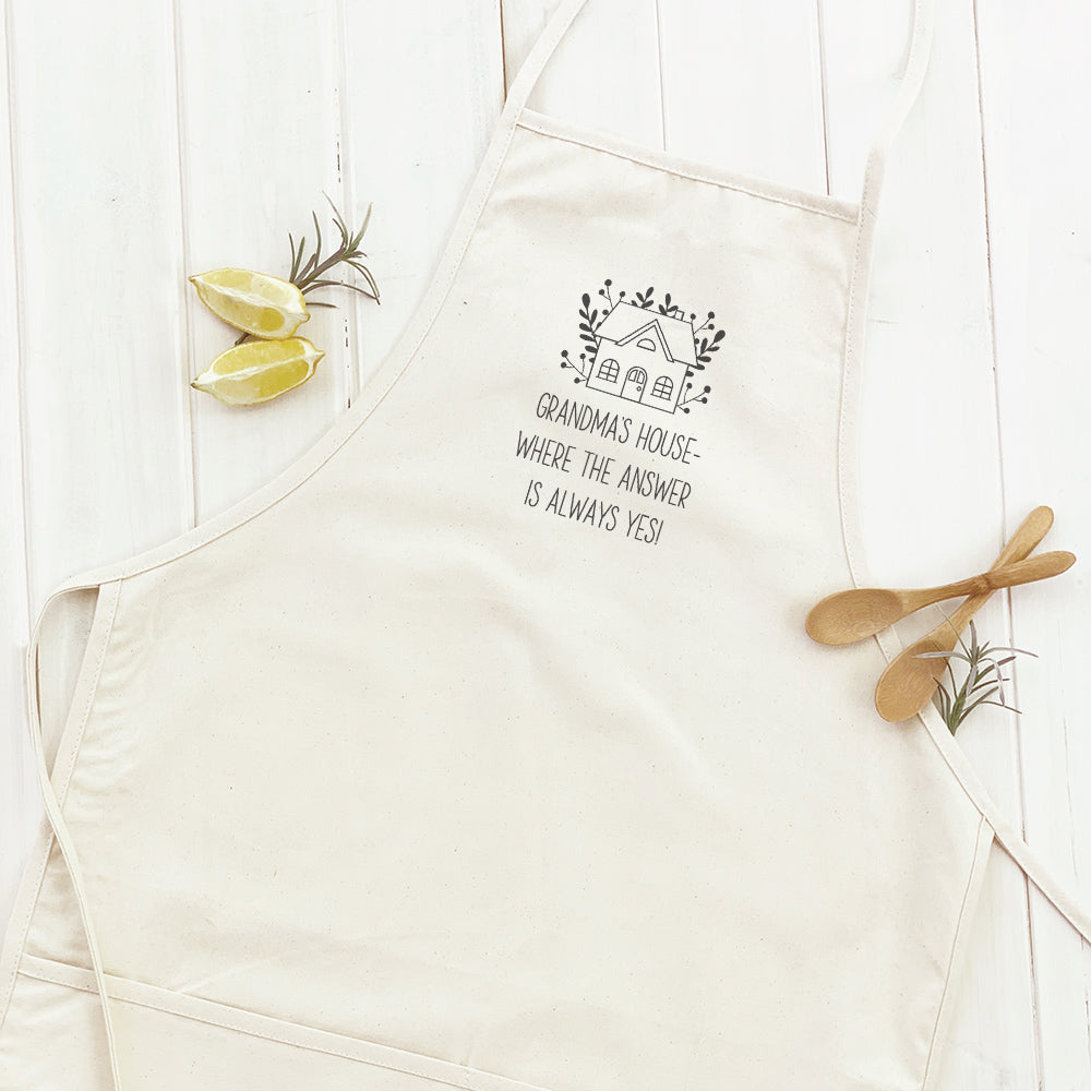 Grandma's / Nana's Answer is Yes - Women's Apron