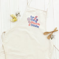 Flip Flops Fireworks Freedom - Women's Apron