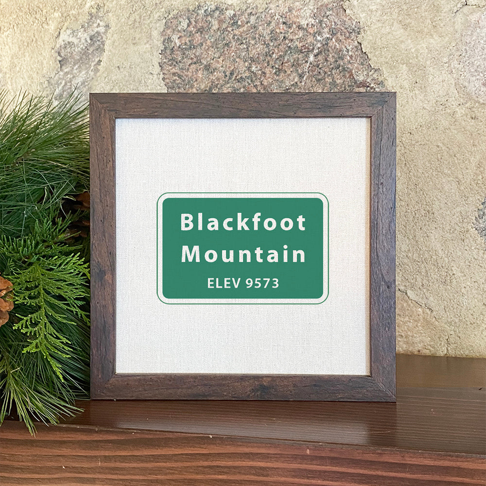 Elevation Sign - Custom Framed Sign