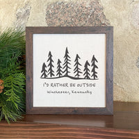 Northwoods Calling - Custom Framed Sign