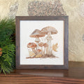 Mushroom Bunch - Customizable Framed Sign