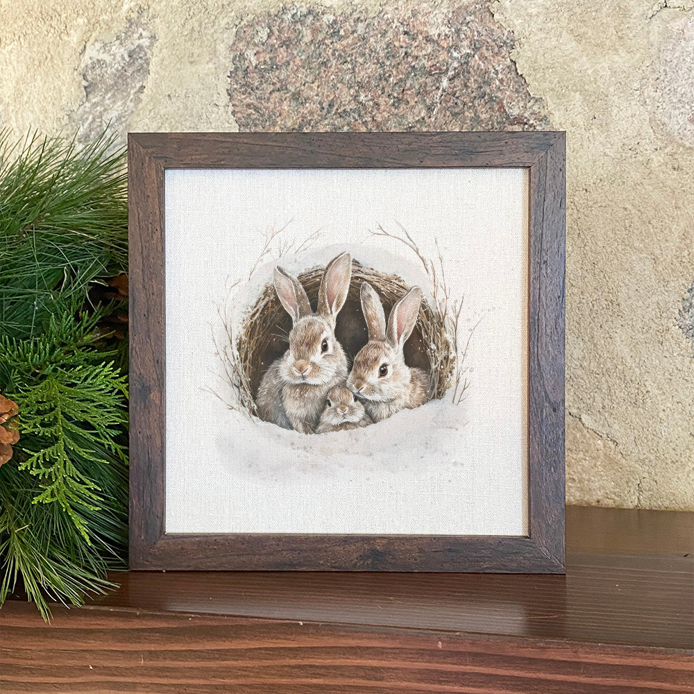 Woodland Burrow - Framed Sign