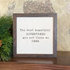 Beautiful Adventures (Quote) - Framed Sign