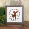 Moose Badge - Framed Sign