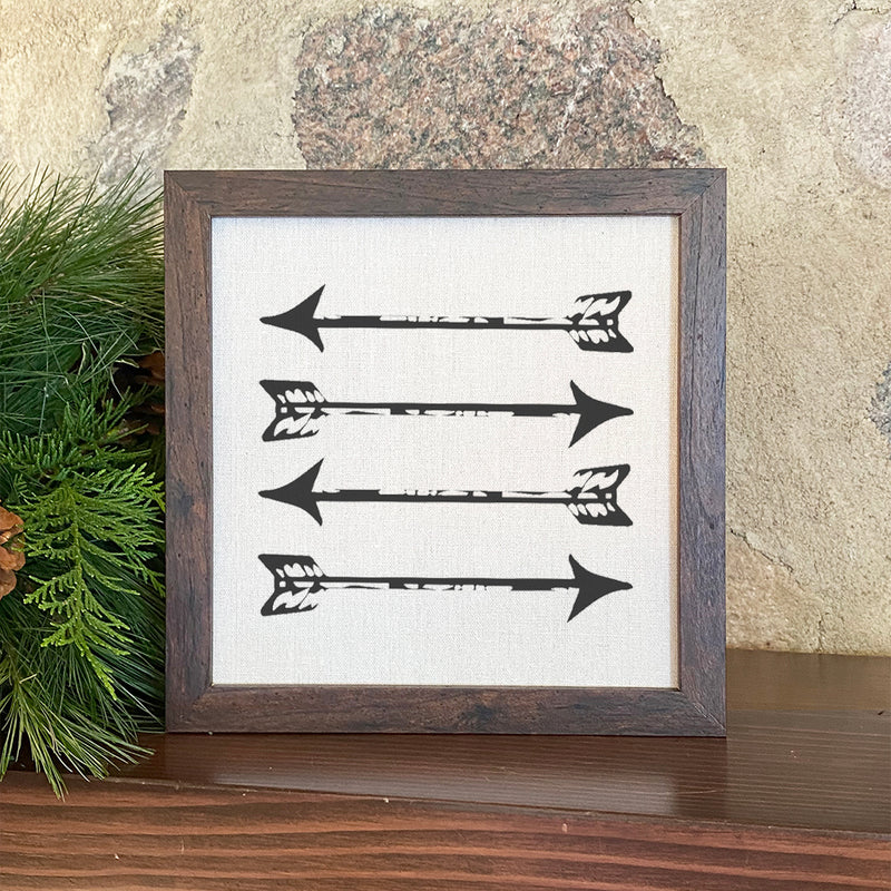 Arrows - Framed Sign