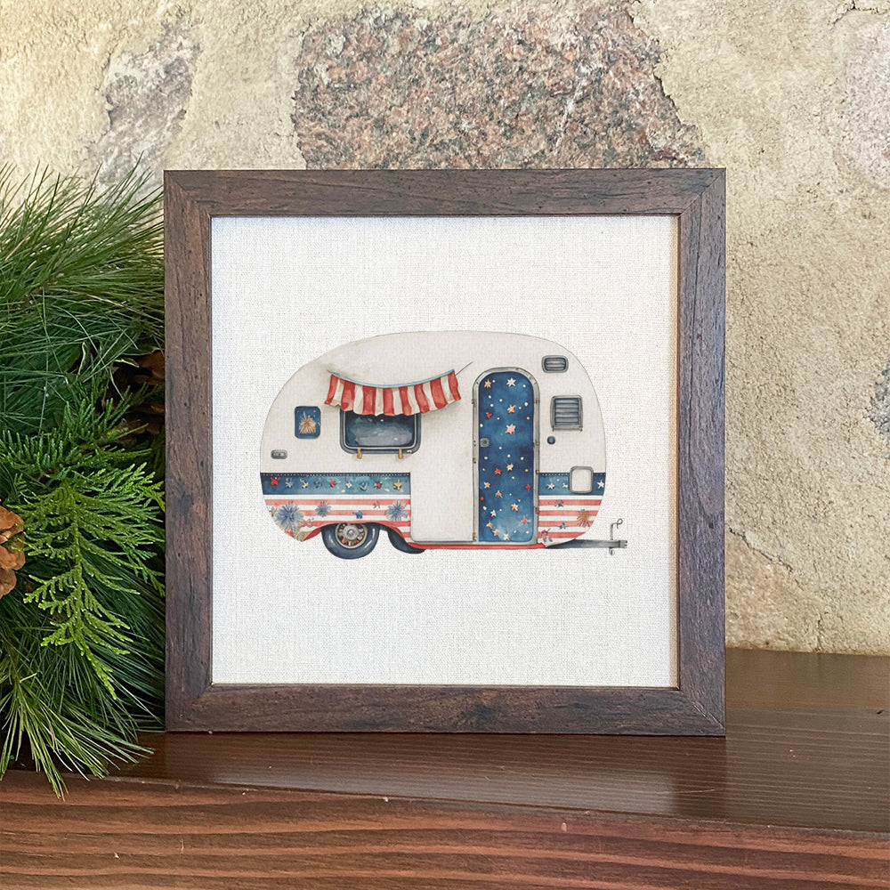 Starry Camper - Framed Sign
