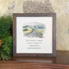 Beautiful Destinations Watercolor - Framed Sign