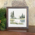 Calm Waters - Spring Framed Sign