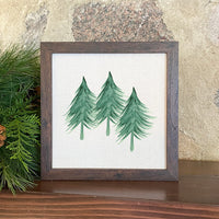 Three Trees - Framed Sign