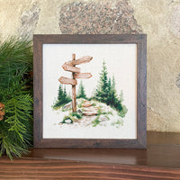 The Signpost - Framed Sign