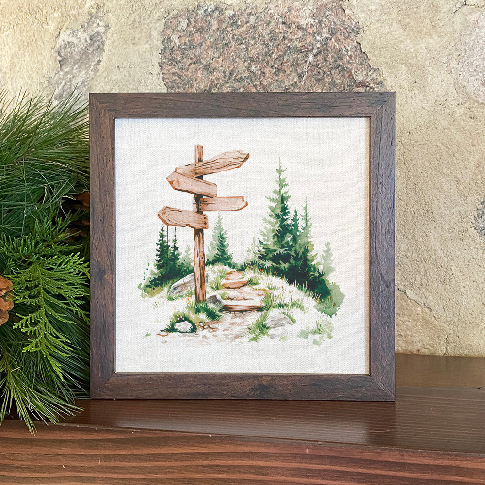 The Signpost - Framed Sign