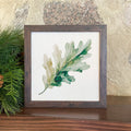 Green Oak Leaf - Framed Sign