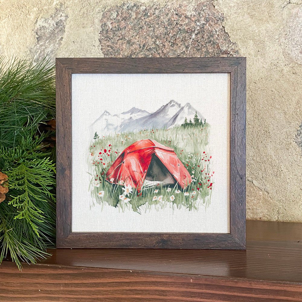 The Red Tent - Framed Sign