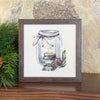 Winter Lantern - Framed Sign