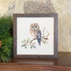 Winter Owl - Framed Sign