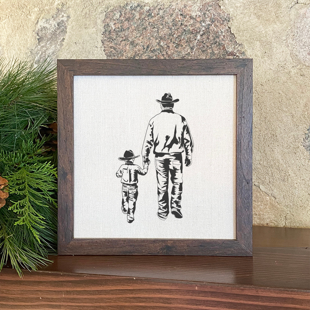 Just Like Dad - Father's Day Framed Sign