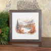 Autumn Lake Scene - Framed Sign