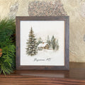 Winter Retreat - Custom Framed Sign