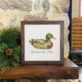 Vintage Duck Decoy - Custom Framed Sign