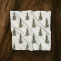 Winter Evergreen - Waffle Weave Washcloth