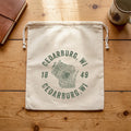 Tree Ring State - Custom Cotton Cinch Bag