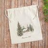 Winter Retreat - Custom Cotton Cinch Bag