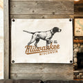 Vintage Pointer Logo - Custom Canvas Wall Hanging