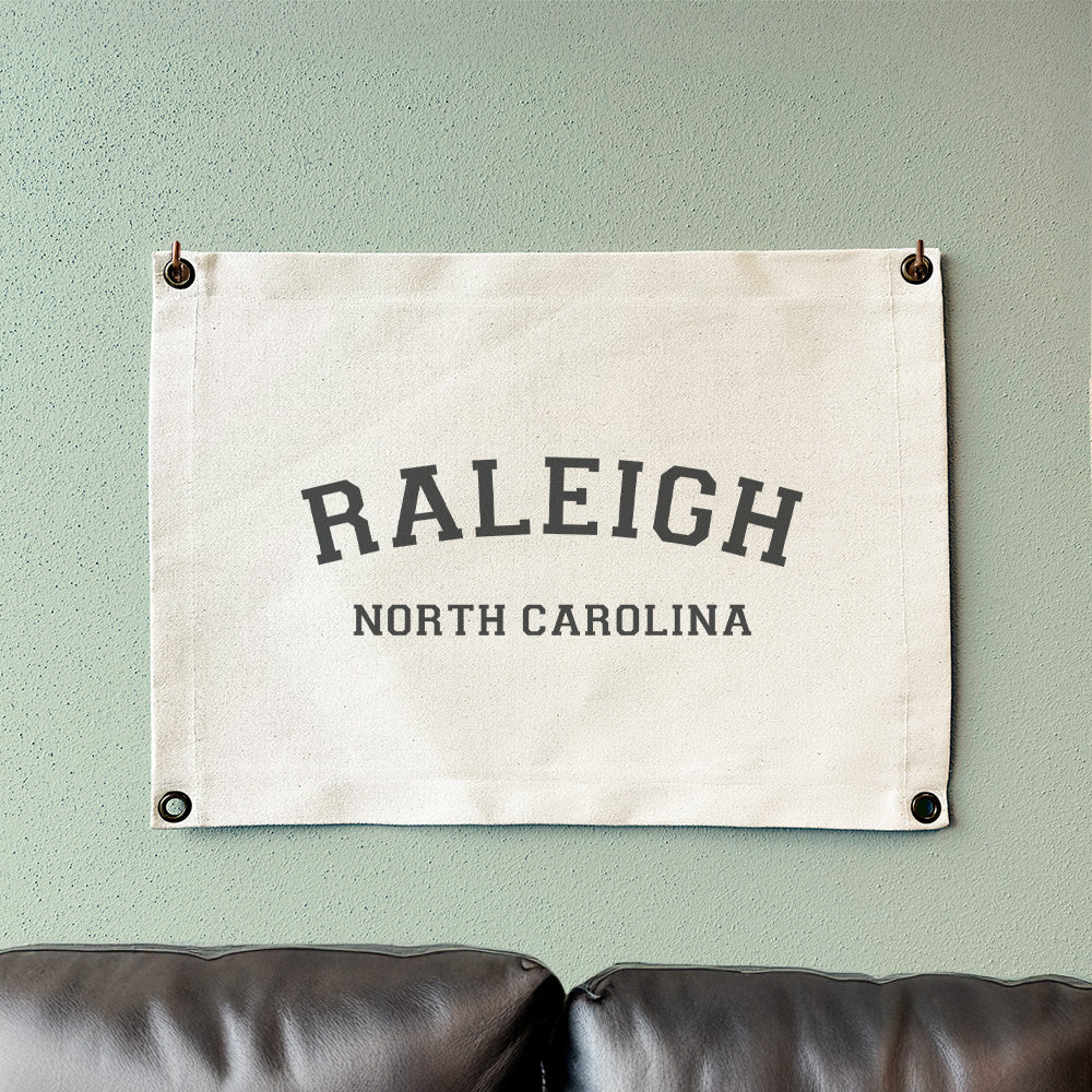 Classic Arched City/State - Custom Canvas Wall Haning