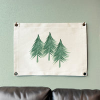 Three Trees - Canvas Wall Hanging