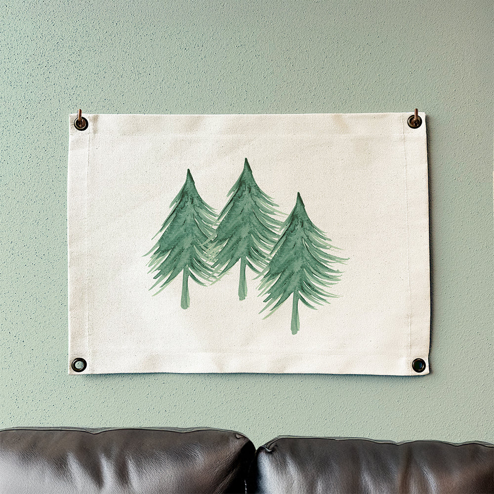 Three Trees - Canvas Wall Hanging