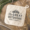 Great Outdoors w/ City, State - Cotton Pot Holder