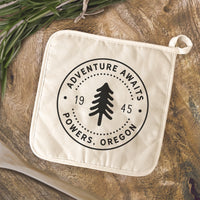 Tree Stamp w/ City, State - Cotton Pot Holder