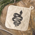 Snake Silhouette - Custom Cotton Pot Holder
