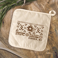 Western Pattern w/ City State - Cotton Pot Holder