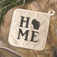 Distressed Home w/ State - Cotton Pot Holder