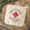 Ski Patrol w/ City State - Cotton Pot Holder