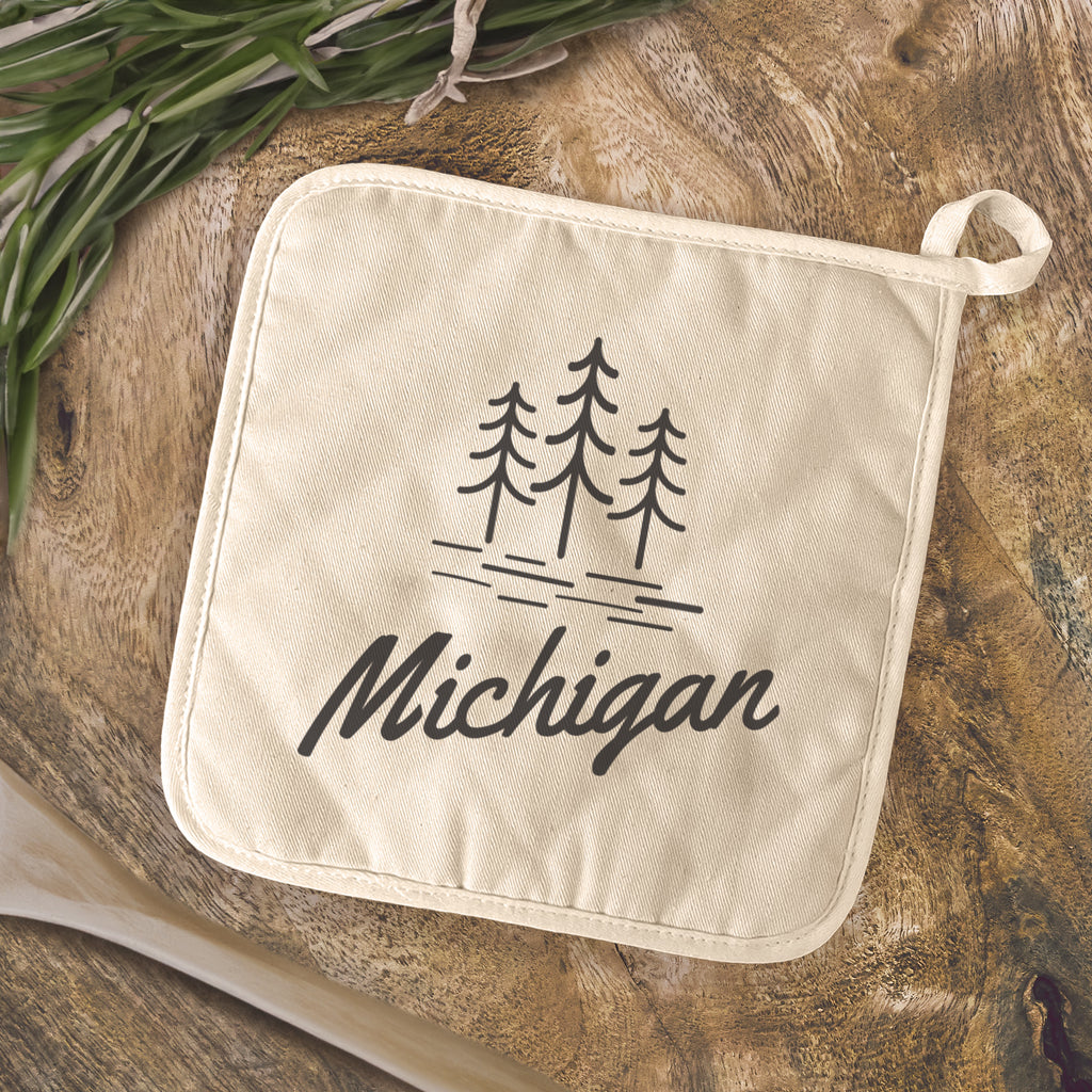 State with Trees - Custom Cotton Pot Holder