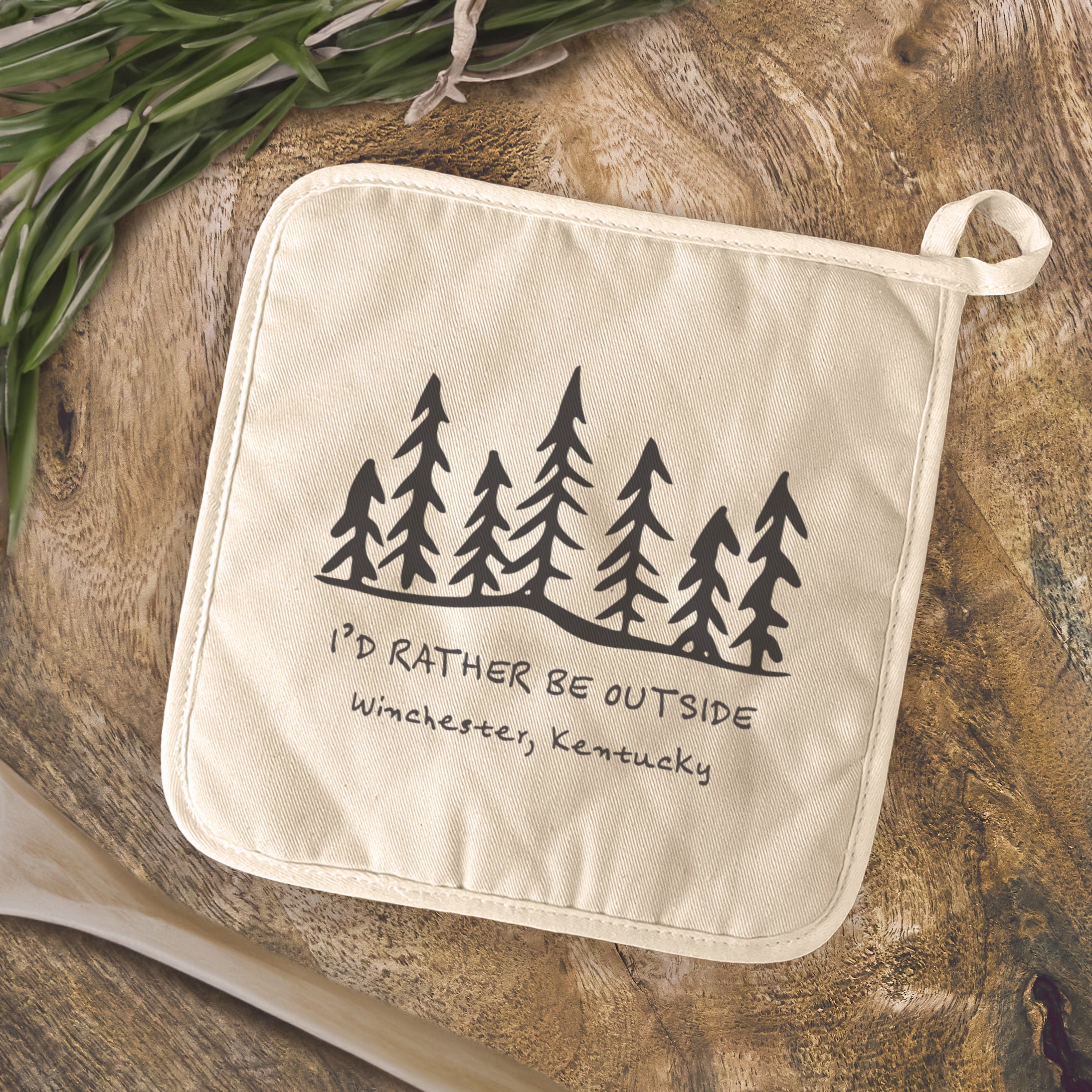Northwoods Calling - Custom Cotton Pot Holder