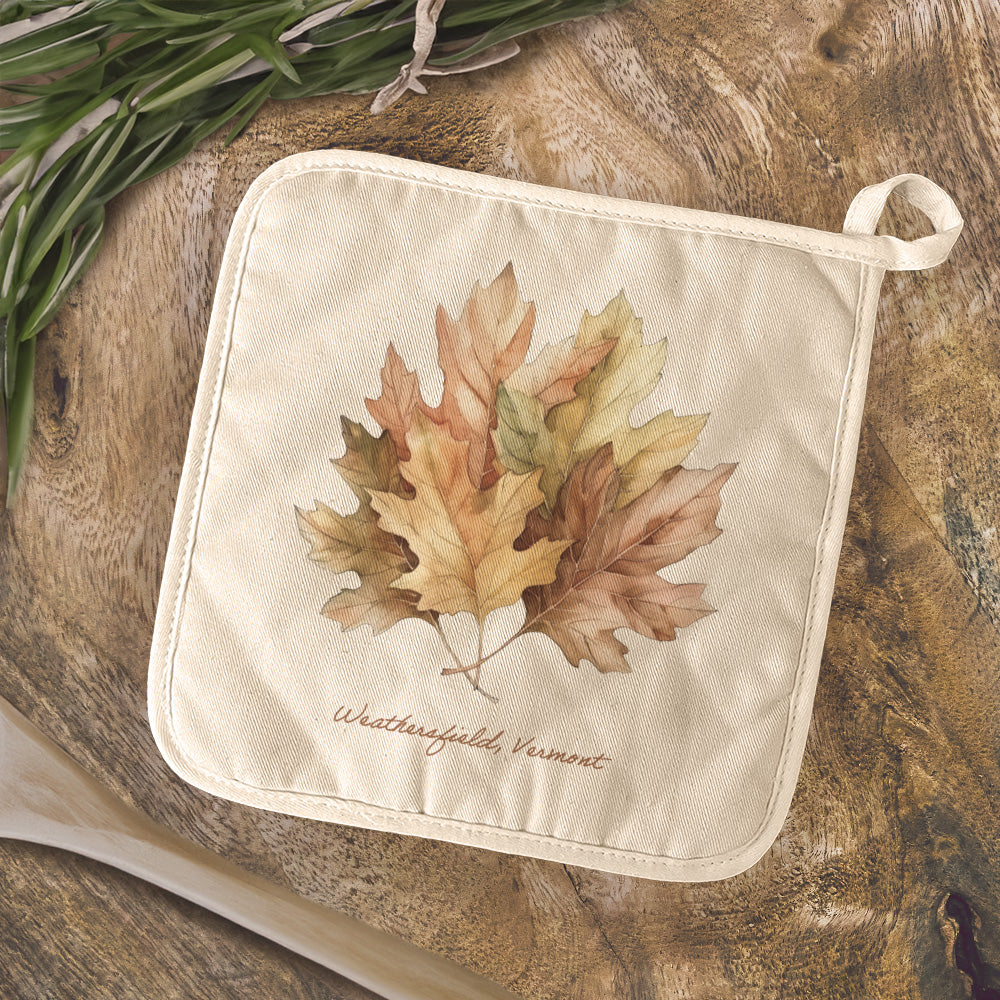 Fall Leaves - Custom Cotton Pot Holder