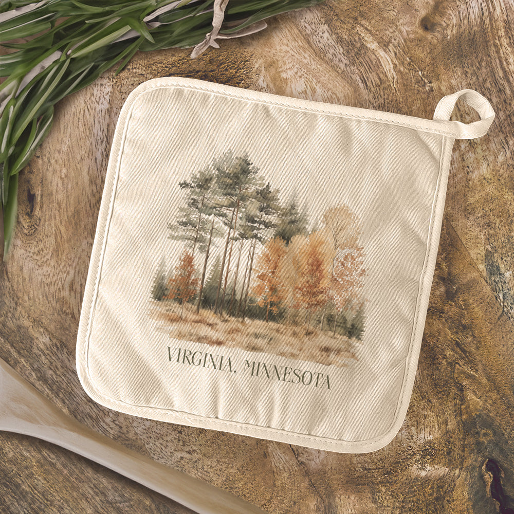 Tall Tree Forest - Custom Cotton Pot Holder