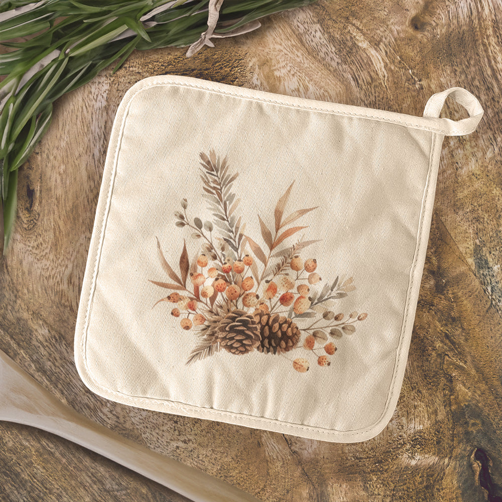 Pinecone Arrangement - Customizable Cotton Pot Holder