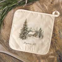 Winter Retreat - Custom Cotton Pot Holder