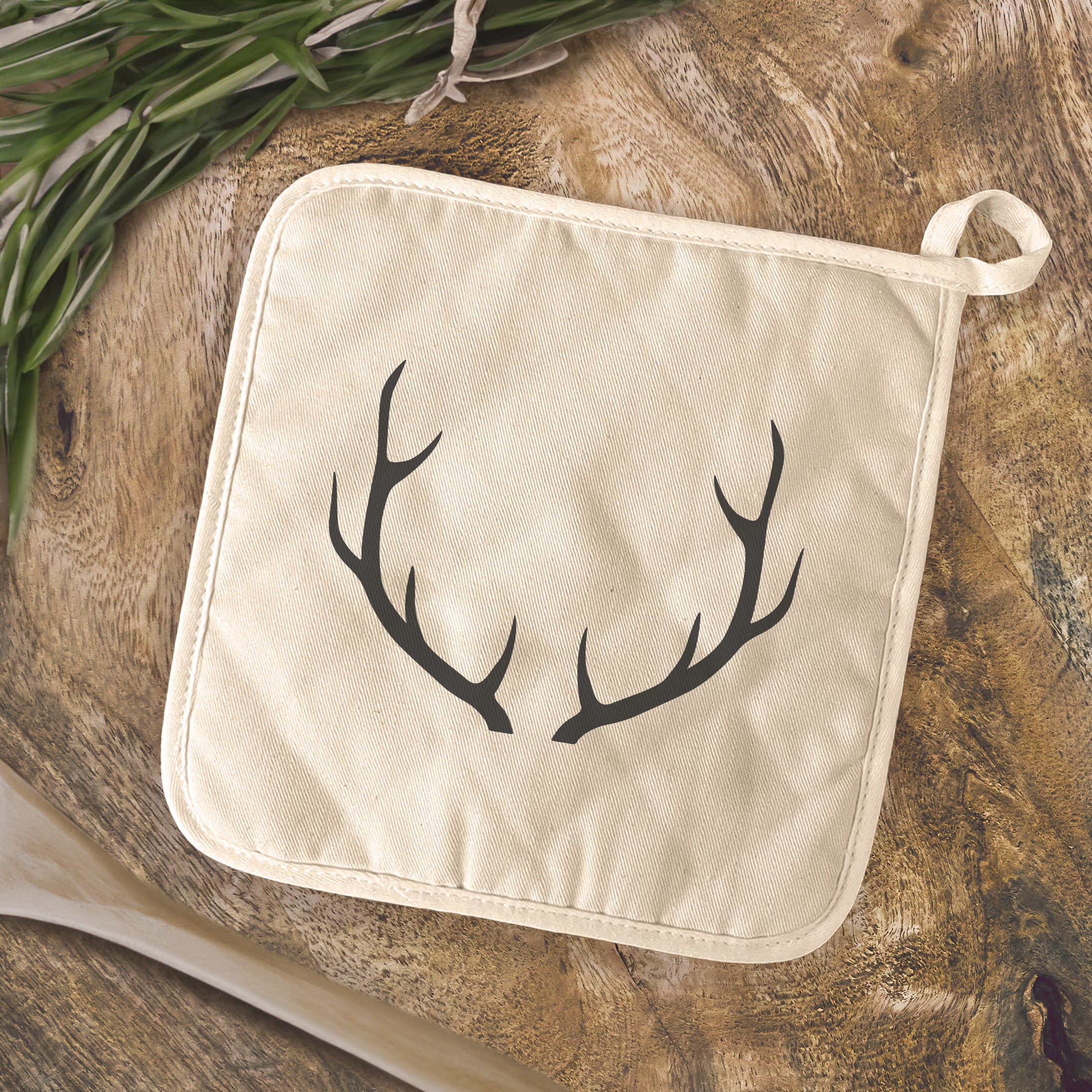 Antlers - Customizable Cotton Pot Holder