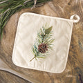 Pine Branch - Customizable Cotton Pot Holder
