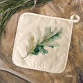 Green Oak Leaf - Cotton Pot Holder