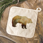 Watercolor Bear - Cotton Pot Holder